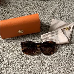 Brown Tortoise Tory Burch Sunglasses